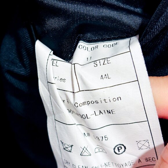 BETENLY Charcoal wool tailored blazer | Men's classic formal jacket | 44L * - Picture 8 of 9